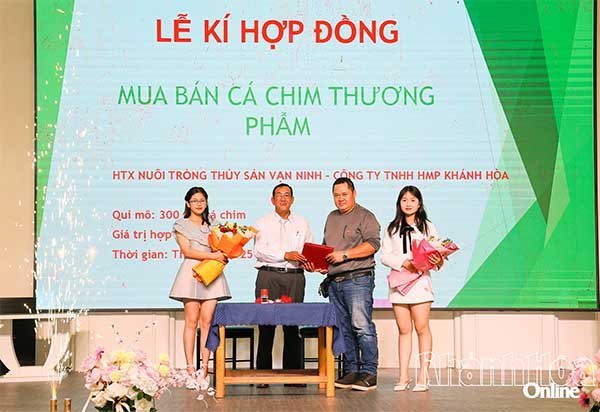 Khánh Hoà: Hợp tác xã Nuôi trồng thủy sản Vạn Ninh ký kết hợp tác ương giống và tiêu thụ sản phẩm nuôi biển