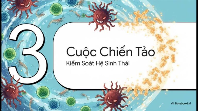 Cách dùng men vi sinh để cắt tảo vào ban đêm?